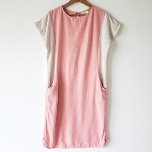 Ella Mara sz S cotton blend two tone dress